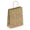 Sac cadeau festif en papier kraft recyclable