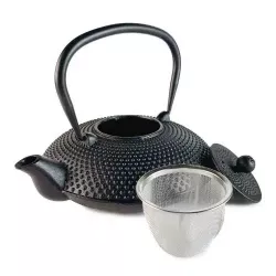 Théière Kurogane en fonte, sobre, élégante et intemporelle.