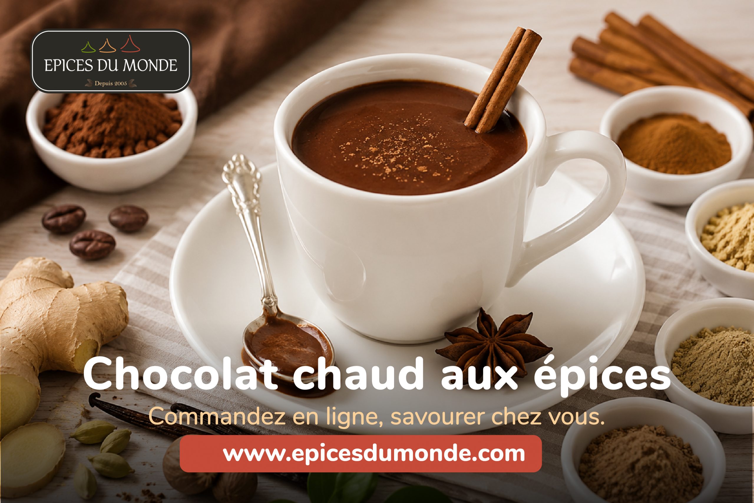 Chocolat chaud aux épices